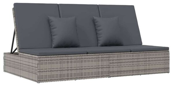 VidaXL Polyrattan Napozóágy/Kanapé - 200x121 cm