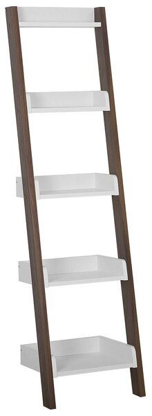 Ötszintes polcos elem MOBILE DUO 166 cm Barna/fehér