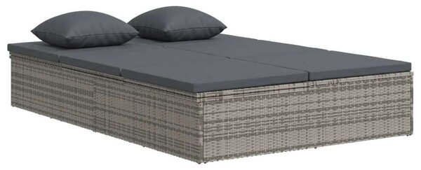 VidaXL Polyrattan Napozóágy/Kanapé - 200x121 cm