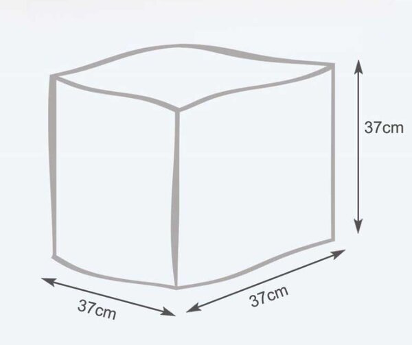 Babzsák Cube L arany vízálló