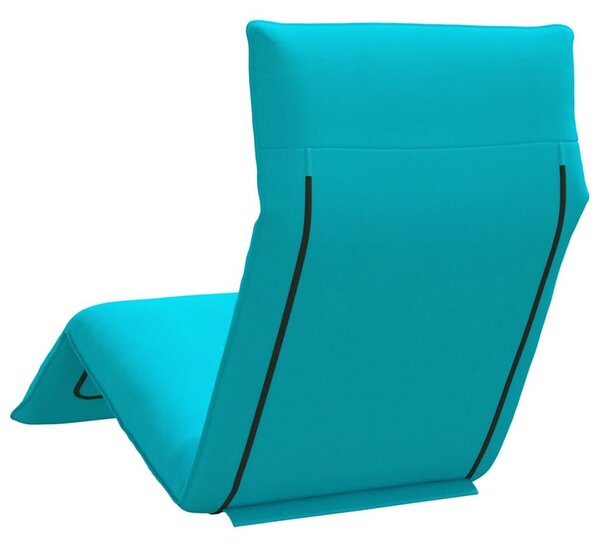 VidaXL türkizkék oxford-szövet összecsukható napozóágy 175x54x8,5 cm