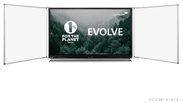 Legamaster Versatile fehértábla oldalszárny készlet az Evolve 75" kijelzőhöz (lakozott acél táblafelület)