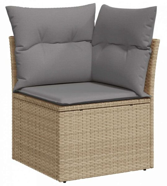 VidaXL Polyrattan Kerti Ülőgarnitúra - 10 részes, Bézs