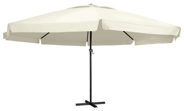 VidaXL Kültéri Napernyő - 600 cm - Homokfehér