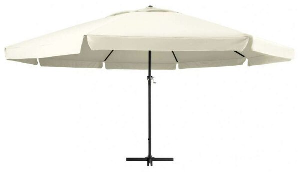 VidaXL Kültéri Napernyő - 600 cm - Homokfehér