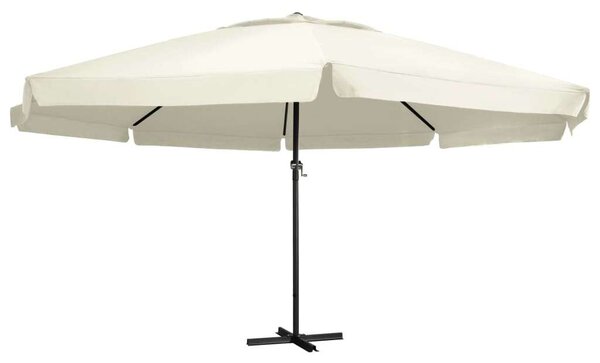 VidaXL Kültéri Napernyő - 600 cm - Homokfehér