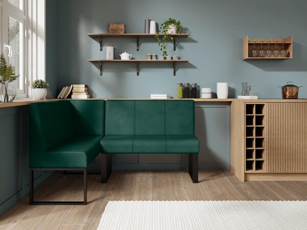 Sarokpad Bernio 130x170 (sötétzöld) (B). Akció -10%