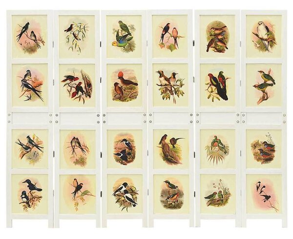 VidaXL Romdivider panel Fehér 212 x 165 cm MDF
