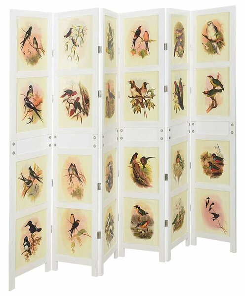 VidaXL Romdivider panel Fehér 212 x 165 cm MDF