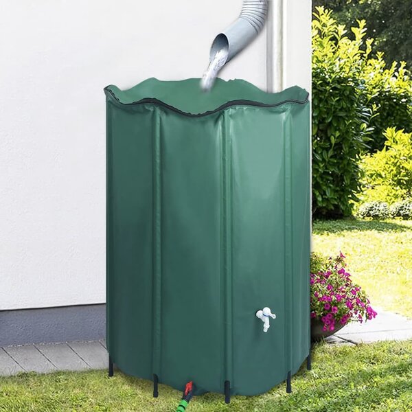 Összecsukható esővízgyűjtő tartály csappal 1250 l