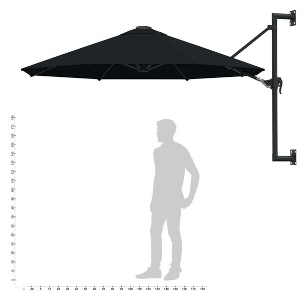 VidaXL Falra Szerelhető Napernyő - 300 cm