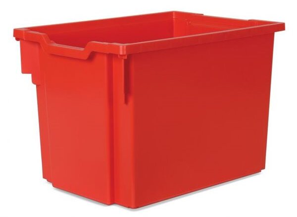 Gratnells Jumbo F3 tálca, piros, 430x312x300mm