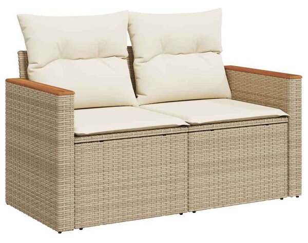 VidaXL Polyrattan Kerti Ülőgarnitúra - 6 részes - Bézs