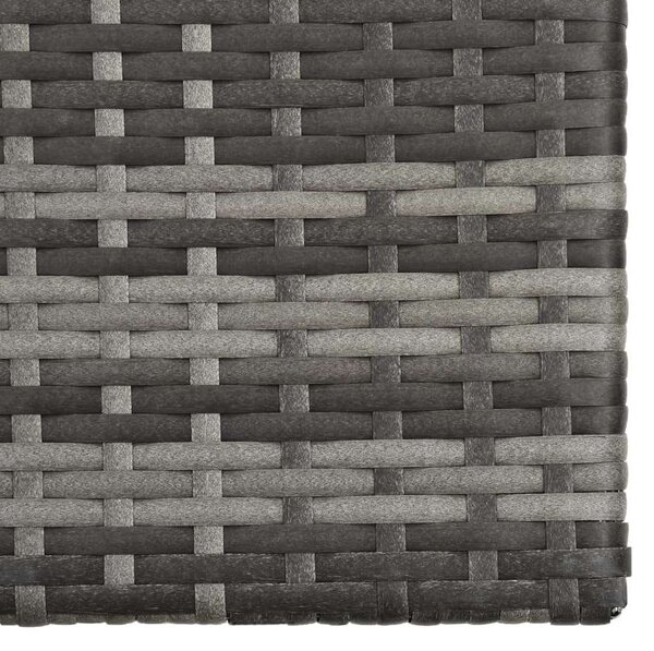 VidaXL Polyrattan Kerti Ülőgarnitúra - 5 részes - Szürke