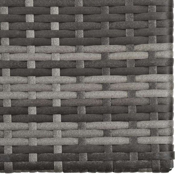 VidaXL Polyrattan Kerti Ülőgarnitúra - 5 részes - Szürke