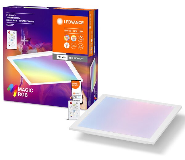 Ledvance Smart+ WIFI okos mennyezeti színes LED panel, 14 W (Planon Magic RGB)