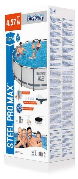 Bestway Steel Pro MAX Medence - 457x107 cm