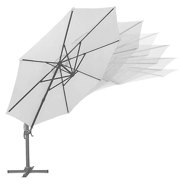 Kazuar Karos Kerti Napernyő - 350 cm, Zöld