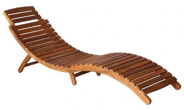 VidaXL Akácfa Napozóágy - Kényelmes Pihenés - 184cm