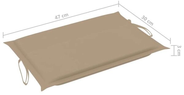 VidaXL Akácfa Napozóágy - 184cm