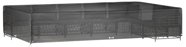 Téglalap alakú kerti bútorhuzat 16 fűzőlyukkal 325x205x60 cm