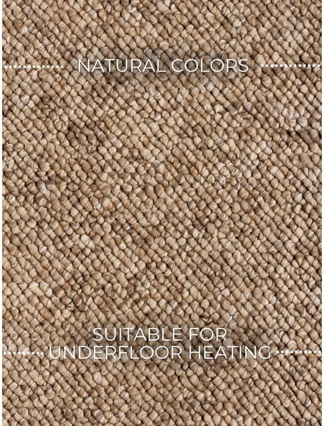 Világosbarna mosható szőnyeg 80x150 cm Rocco Caramel – Elle Decoration