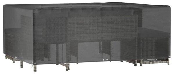 Téglalap alakú kerti bútorhuzat 16 fűzőlyukkal 300x250x90 cm