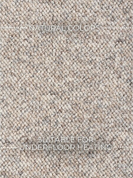 Szürke-krémszínű mosható szőnyeg 240x340 cm Rocco Dark Cream – Elle Decoration