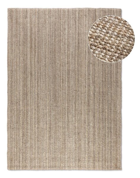 Szürkésbarna juta szőnyeg 80x150 cm Bouclé – Hanse Home