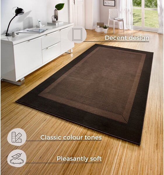 Basic barna szőnyeg, 160 x 230 cm - Hanse Home