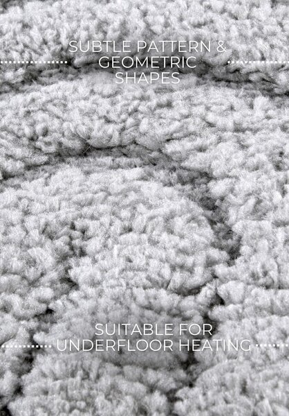 Világosszürke kerek szőnyeg ø 160 cm Panglao New York Light Grey – Elle Decoration