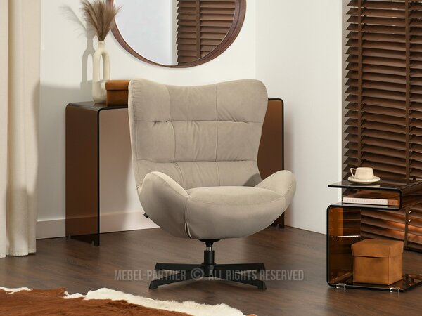 Relax fotel Sikula (bézs + fekete). Akció -15%
