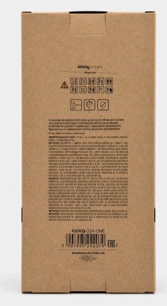 Sinsay - Spirál alakú asztali gyertyák 4 pack - piros