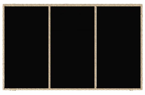VidaXL Kert étkező szett 5 pcs Bézs 150 x 90 x 75 cm polirattan