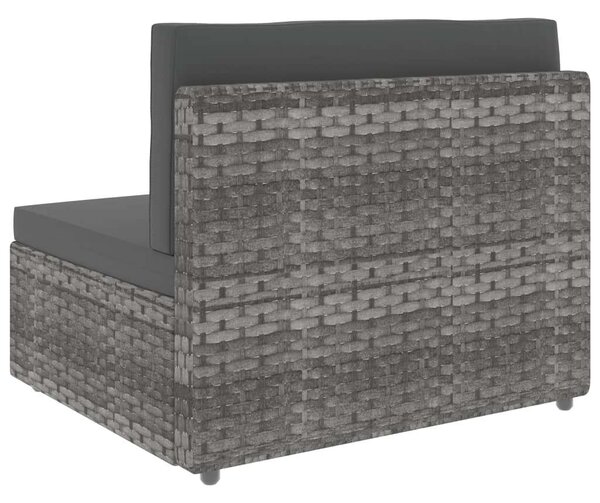 6 részes szürke polyrattan kerti ülőgarnitúra