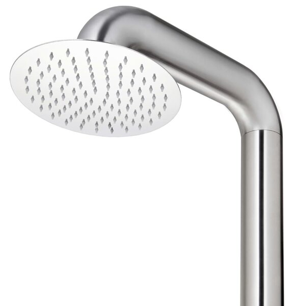 Rozsdamentes acél kerti zuhany 225 cm