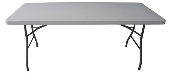 Masa extensibila de gradina, Preventa, Alb, 180x74x74 cm