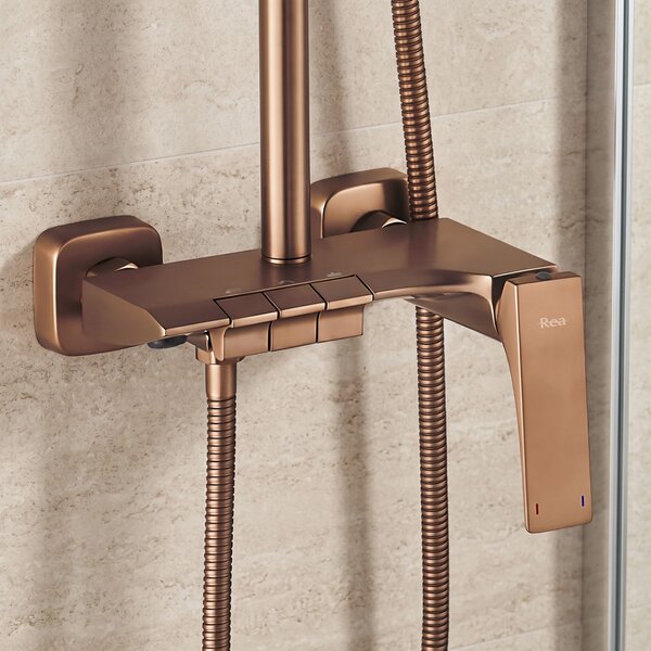 Zuhanyszett PREMIUM REA JOE Brush Copper