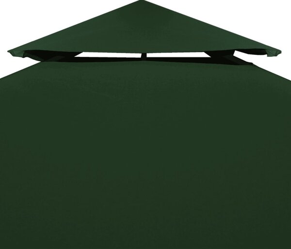 Zöld csere pavilon ponyvatető 310 g / m² 3 x 4 m