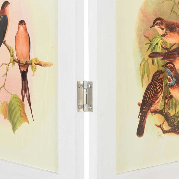 VidaXL Romdivider panel Fehér 141,5 x 165 cm MDF