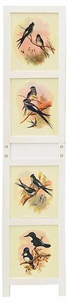 VidaXL Romdivider panel Fehér 141,5 x 165 cm MDF