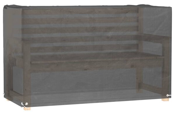 Téglalap alakú kerti bútor huzat 8 fűzőlyukkal 125x55x75 cm