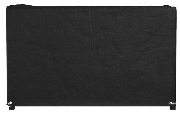 Téglalap alakú kerti bútor huzat 8 fűzőlyukkal 125x55x75 cm
