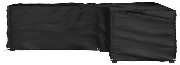 L-alakú kerti bútorhuzat 16 fűzőlyukkal 250 x 250 x 70 cm