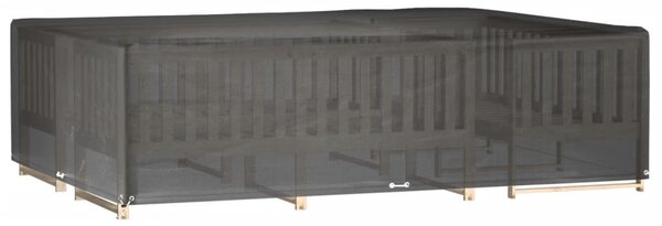 Téglalap alakú kerti bútorhuzat 16 fűzőlyukkal 300x200x75 cm