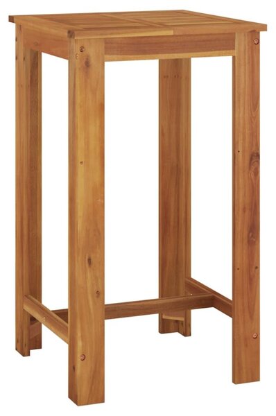 Akácfa Kerti Étkezőgarnitúra - 5 részes - 60x60 cm Asztal