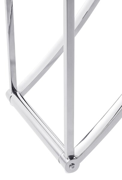 Négyszintes polcos elem HOLLOW Fém 175 cm Ezüst