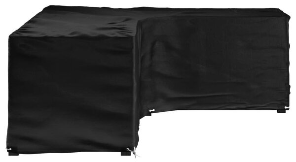 L-alakú kerti bútorhuzat 16 fűzőlyukkal 260 x 210 x 80 cm