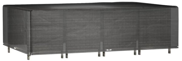 Téglalap alakú kerti bútorhuzat 16 fűzőlyukkal 325x205x90 cm