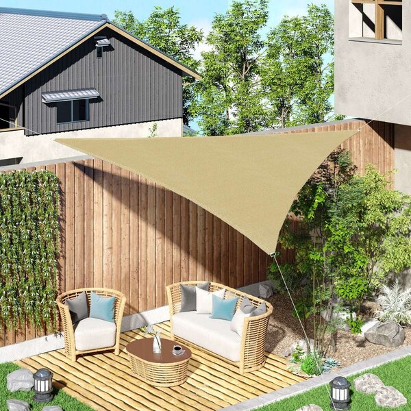 Outsunn napvitorla, sárga, 3x3x3 m